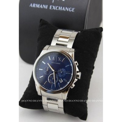 帝安諾-實體店面 現貨 Armani Exchange AX 阿曼尼 手錶 機械錶 三眼 鋼錶帶 皮錶 AX2509