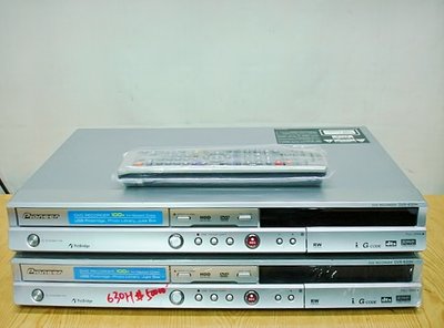 @【小劉二手家電】PIONEER 硬碟式DVD錄放影機,DVR-630H-S型,遙控器為日文版~限自取
