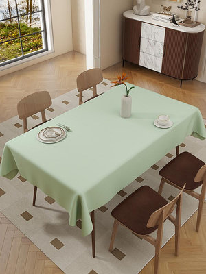 桌墊 桌布 桌布免洗防水防燙防油PVC餐桌布茶幾家用長方形課桌桌墊輕奢簡約