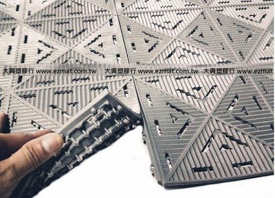 EZMAT TX-PVC 軟性材質 陽台 專利 台灣製造 臨時地板 塑膠 捲曲收納 排水 止滑 地墊