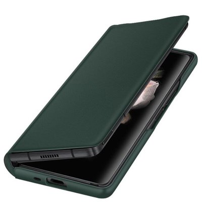 SAMSUNG Galaxy Z Fold 3 QinD 真皮保護套 促銷 手機保護套 手機皮套 觸感舒適 保護套