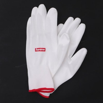 【日貨代購CITY】 2020AW Supreme Rubberized Gloves 手套 白紅 工程 LOGO 現貨
