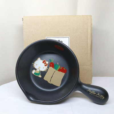 2021年Hello Kitty陶瓷耐熱食器單柄陶鍋直徑約12cm高5cm