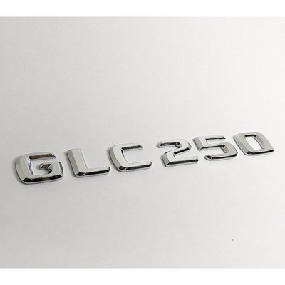 【JR佳睿精品】Benz GLC250 新款 電鍍銀 字貼 字體 後廂字標 平面 23mm