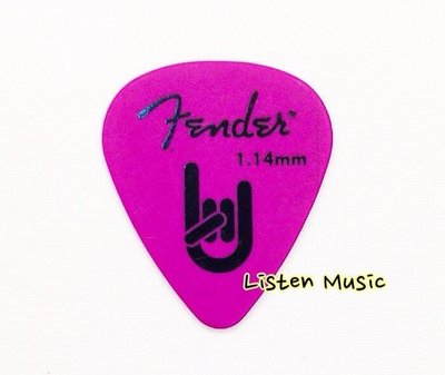 立昇樂器 Fender Pick (1.14mm) 彈片 撥片 Rock Pick 15元/片 10片以上免運