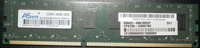 ASINT DDR3-1600 4GB桌上型記憶體4G雙面顆粒RAM U-DIMM 775 1156 1366 1155