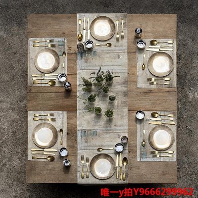 促銷打折  餐盤意大利knindustrie 復古金色餐盤骨瓷餐具 家用平盤甜品盤沙拉盤