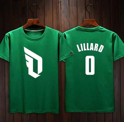 💖里拉德Damian Lillard短袖T恤上衣💖NBA公鹿隊Adidas愛迪達運動籃球衣服T-shirt男96
