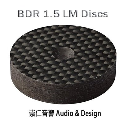 台中『崇仁音響發燒線材精品網』BLACK DIAMOND RACING -BDR 1.5 LM Discs 圓墊(單片)