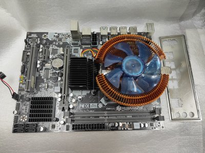 HUANANZHI X58V111主機板 + Intel Xeon E5620 2.4G四核CPU含風扇 附擋板