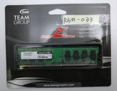 【冠丞3C】十銓 TEAM DDR2 800 1g 記憶體 RAM RAM-033