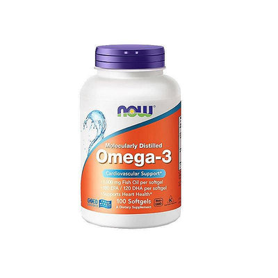 【熱賣】now美國進口諾奧omega-3深海魚油軟膠囊100粒