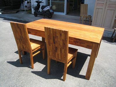 幸福家實木傢俱 伸展式柚木餐桌,長桌, 工作桌,180cm 延伸至236cm 長,(IFA 22 DT)