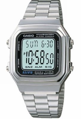 CASIO WATCH 都會極簡時尚電子錶型號: A178WA-1ADF【神梭鐘錶】