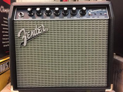 傑禾樂器 ～ Fender Champion 20 20瓦 電吉他音箱 原廠公司貨 一年保固