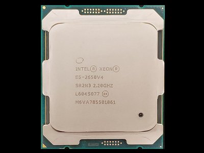 【含稅】Intel Xeon E5-2650 V4 2.2G 2011-3 12核24線 105W 正式CPU 一年保