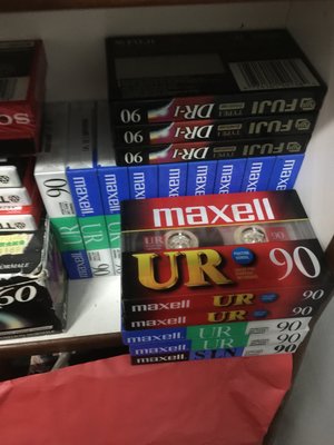 售日本Maxell UR 90分 金屬帶=全新未拆封 日本製造 SONY  SUPER EF120分 ⋯富士90分錄音帶