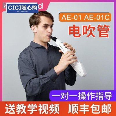 【現貨】免運-AE-01C電吹管樂器ae01電薩克斯ae01c管樂器初學電笛子-CICI隨心購1