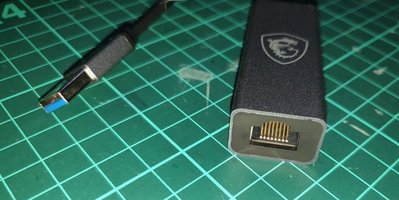 點子電腦☆北投 MSI微星 USB3.0 轉RJ-45 USB網卡 有線網路卡 鋁合金外殼☆500元1000m GIGA