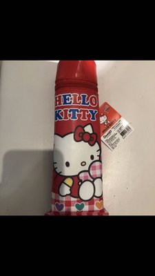 正版授權 三麗鷗 HELLO KITTY 凱蒂貓 牙膏型筆袋 鉛筆袋 筆袋