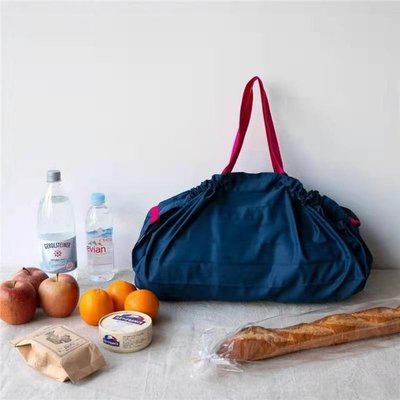 【摺疊購物袋】現  日本品牌MARNA  購物袋  手提  收納包  可  摺疊  便捷Shupatto女單肩買菜包-麥德好服裝包包