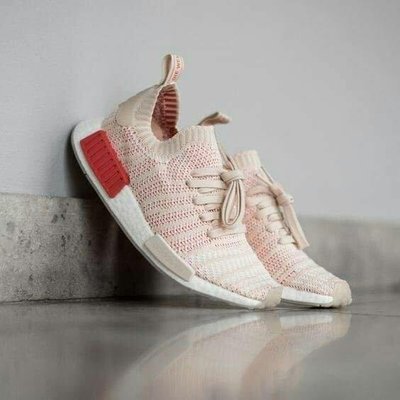 現貨~全新 Adidas Originals NMD R1 STLT 粉紅 編織球鞋~（不含鞋盒）8號現貨