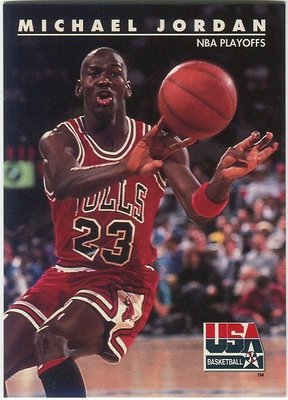 飛人 Michael Jordan 1992 Skybox USA 夢幻隊球卡 #42