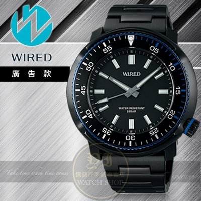WIRED日本原創SOLIDITY街頭潮流200米機械腕錶VH31-KGC0SD/AY8034X1公司貨