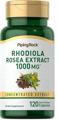 【活力小站】Piping Rock 紅景天 Rhodiola Rosea 1000mg 120顆
