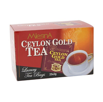 ※本月促銷※【即享萌茶坊】MlesnA CEYLON GOLD 曼斯納錫蘭金選紅茶25茶包/盒