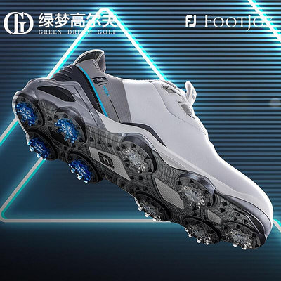 眾信優品 FootJoy高爾夫球鞋男士Tour Alpha有釘舒適時尚穩定golf運動鞋GF1123