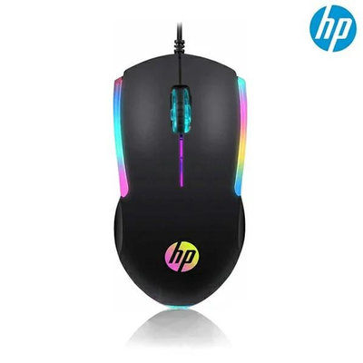 HP 惠普 M160 電競遊戲有線滑鼠 電競滑鼠 電腦滑鼠 電競鼠 RGB滑鼠 炫彩燈效 RGB呼吸燈