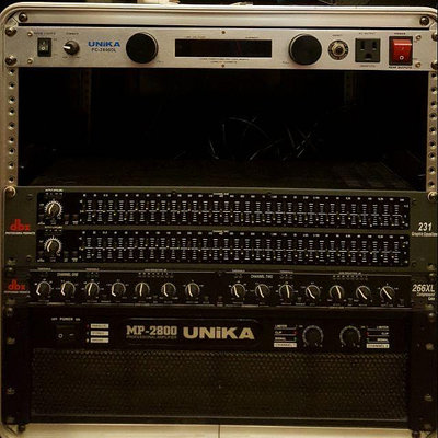 UNiKA MP-2800後級擴大機輸出組合 dbx等化器 壓縮器