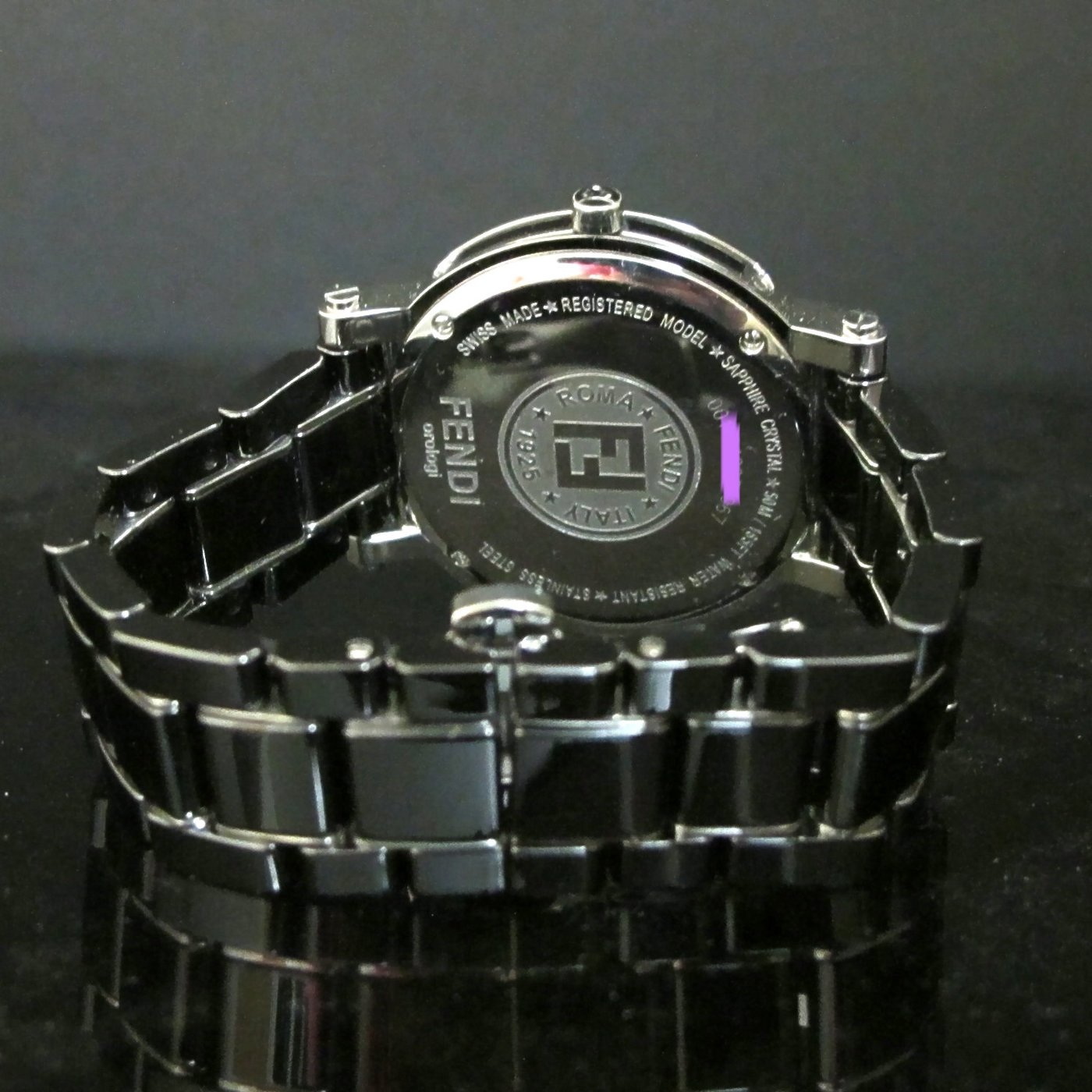 解説動画付き フェンディ FENDI モメント クロノグラフ メンズ 腕時計 デイト ブラック 文字盤 クォーツ ウォッチ Moment  90168270 激レア未使用-ファッション,腕時計、アクセサリー - shayriya.com