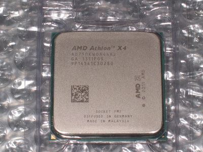 售:AMD ATHLON X4 750K 3.4G   FM2  4核心CPU   (良品)(無內顯)
