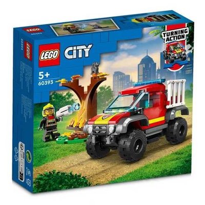 台中＊宏富＊樂高積木 LEGO City Fire 60393 4×4 消防車救援