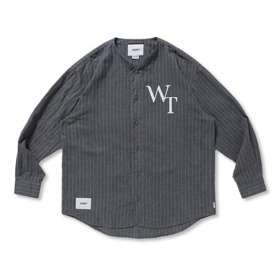 22SS WTAPS LEAGUE / LS / COTTON. FLANNEL. STRIPE 全新正品公司貨