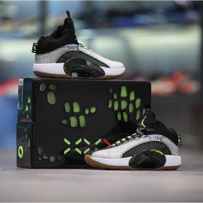 【正品】Air Jordan 35 SP-Z PF “Bayou Boys”黑銀 籃球 DA2377-100潮鞋