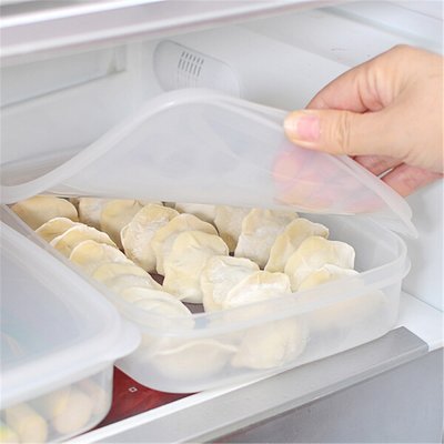 小驚奇代購【現貨】日本製 SANADA 塑膠 冷凍 水餃 食物 保鮮盒 1.5L 保鮮盒 ~日本直送 ～✈✈