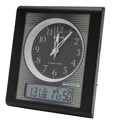 日本進口 限量品 正品   SIO卡西歐日曆時鐘桌鐘鬧鐘 溫溼度計時鐘LED顯示鐘電波時鐘送禮禮品