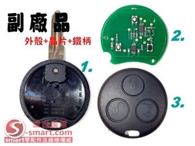 【S-Smart易購網】晶片鑰匙遙控器+晶片/三鍵無線電款/超值副廠品 (450 無線電）