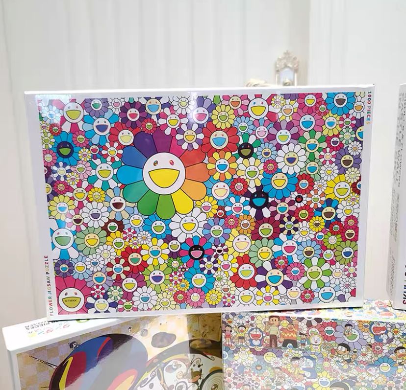 MOMO精品代購潮牌Kaikai Kiki & FLOWERS puzzle 村上隆小花拼圖