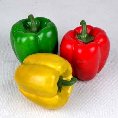 [MOLD-D088]食品模型仿真蔬菜假水果模型 家居櫥櫃裝飾品 仿真圓椒燈籠椒菜椒
