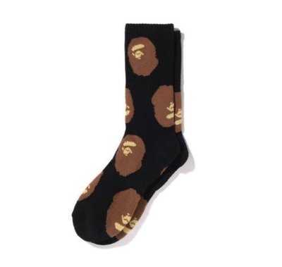 【日貨代購CITY】2022SS A BATHING APE Ape Head Pattern Socks 襪子 現貨