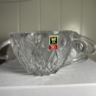 日本回流KAGAMI水晶玻璃咖啡杯紅茶杯果汁杯全品全新