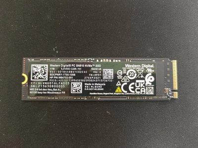 【WD】SSD PC SN810 1024GB(拆封新品&拆機良品)