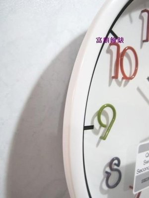 【SEIKO CLOCK】精工 SEIKO 絢麗立體刻度 時鐘 掛鐘 QXA447 QXA447H(滑動式)