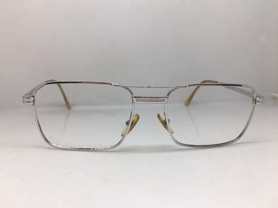 中古六七十年代法國產Morel 14K銀色包金眼鏡架