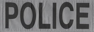 JHS（（金和勝 生存遊戲專賣））警星POLICE 反光識別貼片(大) ID-21(FLASH)