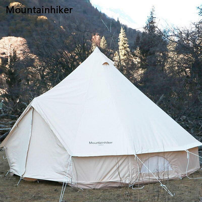 極致優品 戶外豪華印第安棉帆布露營帳篷 鐘型蒙古包帳篷bell tent營地帳篷 HW784